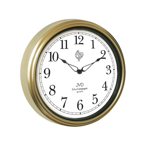 JVD TS2887.2 - 36cm - ZŁOTY - Zegar ścienny
