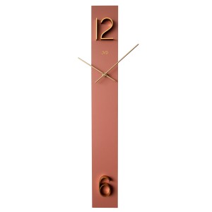 JVD HC26.1 - 7,6x59,5cm - Zegar ścienny - Róż indyjski