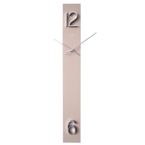 JVD HC26.2 - 7,6x59,5cm - Zegar ścienny - Róż Cielisty