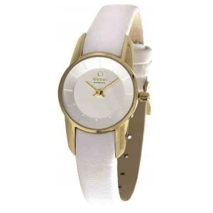 OBAKU V130LGIRW - Blomst Cotton - Damski - Zegarek na pasku skórzanym