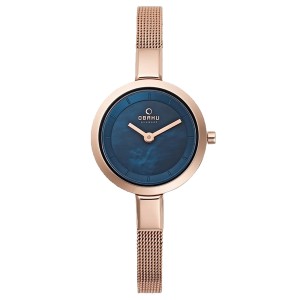 OBAKU V129LVLMV - Siv Azure - Damski - Zegarek na bransolecie