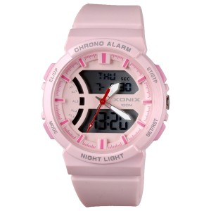 XONIX VO-002 - Różowy - Dziecięcy - Zegarek na pasku