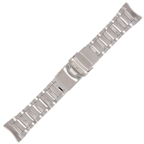 SEIKO M0VY111J0 - 24mm - SREBRNA - Stalowa bransoleta do zegarka SUN019P1