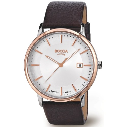 BOCCIA Titanium 3557-04 - Męski - Zegarek na pasku