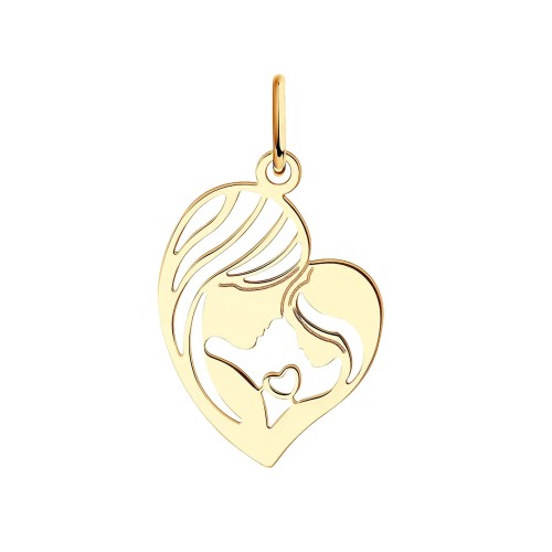 JVD - MATKA I CÓRKA - Srebro Ag925 - Wisiorek 