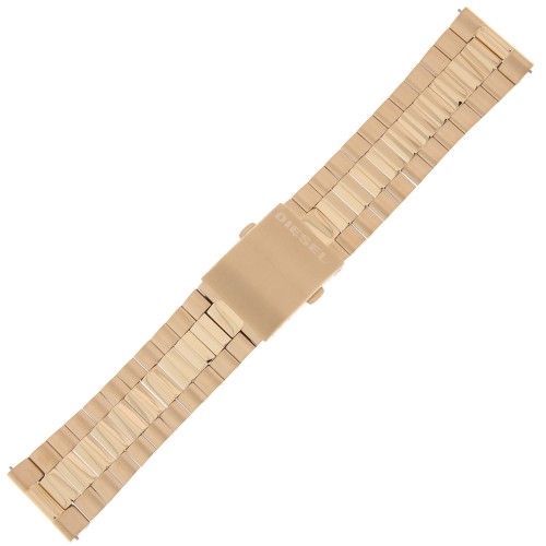 DIESEL On Full Guard DZT2005 - 24mm - ZŁOTA - Bransoleta do zegarka