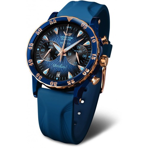 VOSTOK EUROPE VK64-515E628 - Undine Chrono - Damski - Zegarek na pasku