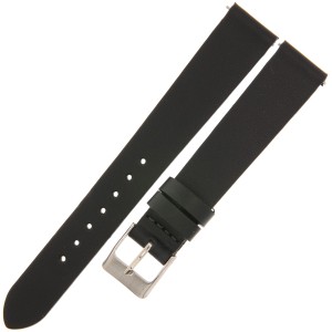 MINET Simple MSSEN16 - 16mm - CZARNY - Skórzany pasek do zegarka