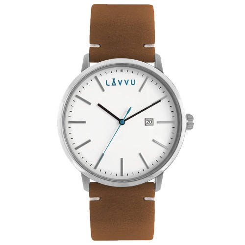 LAVVU LWM0030 - Copenhagen - Męski - Zegarek na pasku skórzanym