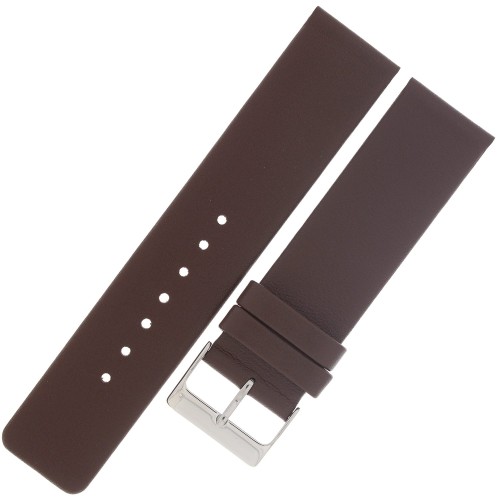 HORIDO 1158 - CIEMNY BRĄZ - 22mm - Skórzany pasek do zegarka