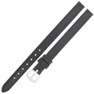 HORIDO 0080L - CZARNY - 10mm - Skórzany pasek do zegarka