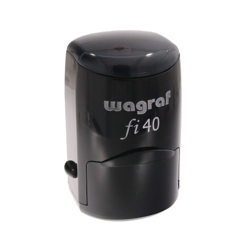 WAGRAF fi40 - Ø 40mm - Czarny - Pieczątka samotuszująca