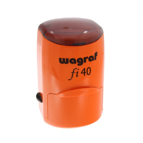WAGRAF fi40 - Ø 40mm - Pomarańczowy - Pieczątka samotuszująca
