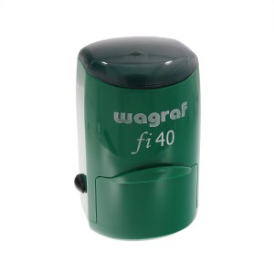 WAGRAF fi40 - Ø 40mm - Zielony - Pieczątka samotuszująca
