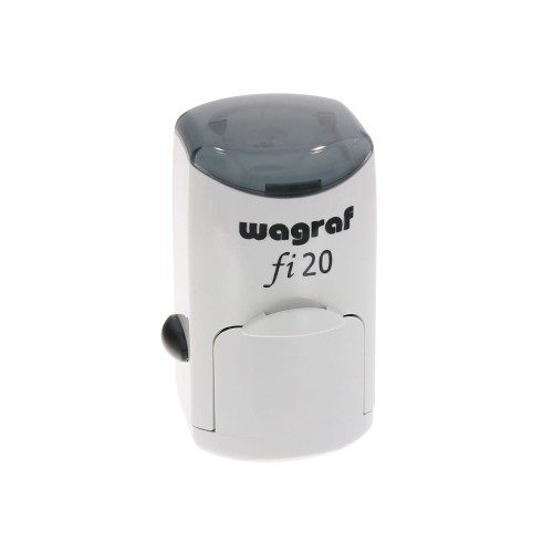 WAGRAF fi20 - Ø 20mm - Biały - Pieczątka samotuszująca
