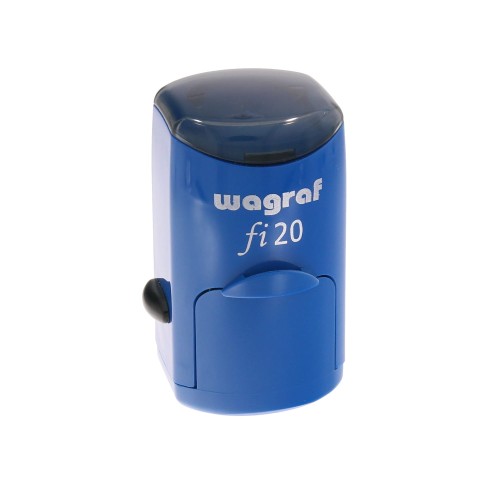 WAGRAF fi20 - Ø 20mm - Niebieski - Pieczątka samotuszująca