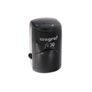 WAGRAF fi30 - Ø 30mm - Czarny - Pieczątka samotuszująca