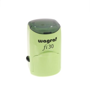 WAGRAF fi30 - Ø 30mm - Pistacjowy - Pieczątka samotuszująca