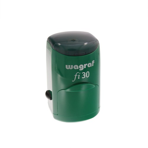 WAGRAF fi30 - Ø 30mm - Zielony - Pieczątka samotuszująca