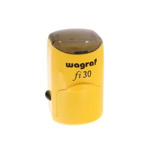 WAGRAF fi30 - Ø 30mm - Żółty - Pieczątka samotuszująca