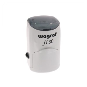 WAGRAF fi30 - Ø 30mm - Biały - Pieczątka samotuszująca