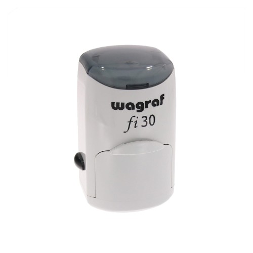 WAGRAF fi30 - Ø 30mm - Biały - Pieczątka samotuszująca