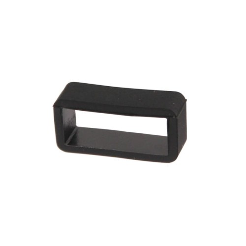 PACIFIC L14 - CZARNY - 22mm - Silikonowa szlufka do paska