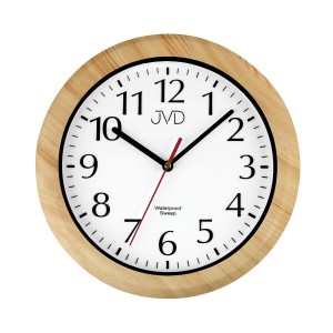 JVD SH494.4 - 30cm - JASNY BRĄZ (imitacja drewna)- Zegar ścienny