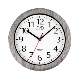 JVD SH494.3 - 30cm - SZARY BRĄZ (imitacja drewna)- Zegar ścienny