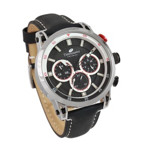 TIMEMASTER 250/07 - Multidata - Męski - Zegarek na pasku skórzanym
