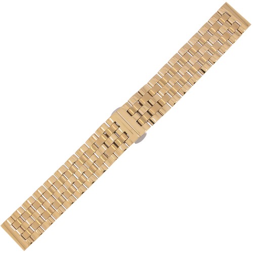 TEKLA BA2 - 24mm - Żółto Złota - Stalowa bransoleta do zegarka