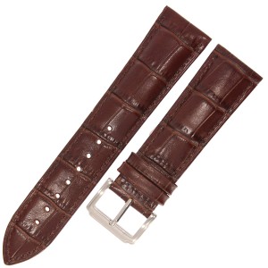 HORIDO GS-189 - CIEMNY BRĄZ - 22mm - Skórzany pasek do zegarka