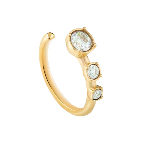 GUESS JUBR01408JWYG54 - Sunburst - Damski - Pierścionek ze stali nierdzewnej