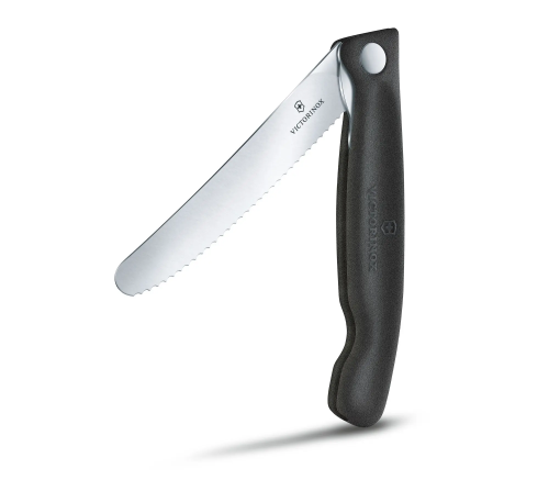 VICTORINOX 6.7833.FB - 11cm - CZARNY - Nóż składany do warzyw i owoców