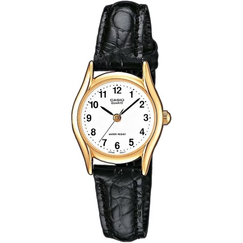 CASIO LTP-1154PQ-7BEG - Classic - Damski - Zegarek na pasku skórzanym