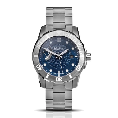 BALTICUS Anglerfish Blue - Męski - Zegarek mechaniczny