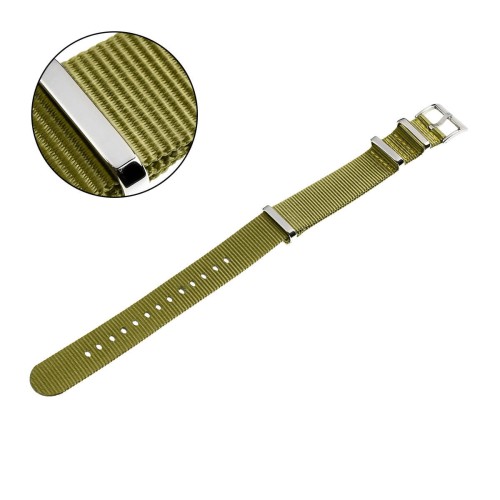 PACIFIC N03 - Zielony - 22mm - Nylonowy pasek do zegarka