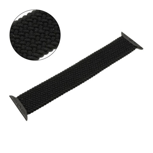 PACIFIC U25 - Pasek rozciągany do Apple Watch 42/44 - Czarny