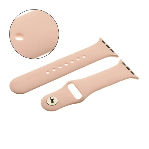 PACIFIC U23 - Pasek silikonowy do Apple Watch 38/40 - Jasny róż