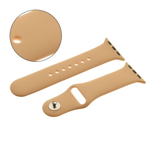 PACIFIC U23 - Pasek silikonowy do Apple Watch 38/40 - Beżowy