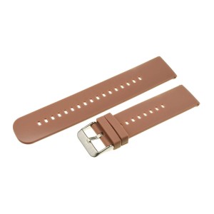 PACIFIC U27-S - 22mm - Jasny brąz - Silikonowy pasek do zegarka