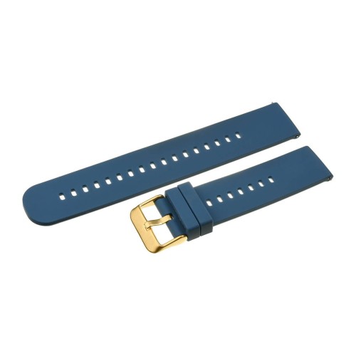 PACIFIC U27-R - 22mm - Granatowy - Silikonowy pasek do zegarka