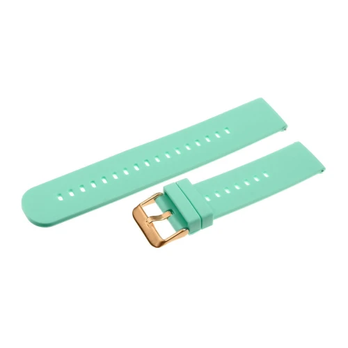 PACIFIC U27-R - 20mm - Miętowy - Silikonowy pasek do zegarka