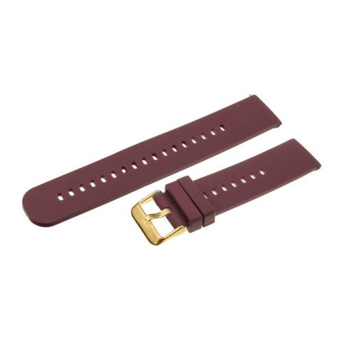 PACIFIC U27-G - 22mm - Fioletowy - Silikonowy pasek do zegarka