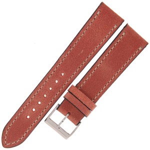 LAVVU Retro LSWUH24 - 24mm - Złoty brąz - Skórzany pasek do zegarka