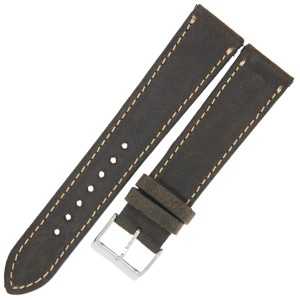 LAVVU Retro LSWUG24 - 24mm - Zielony - Skórzany pasek do zegarka