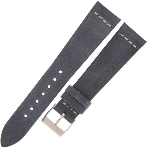 LAVVU Retro LSVUL20 - 20mm - Granatowy - Skórzany pasek do zegarka