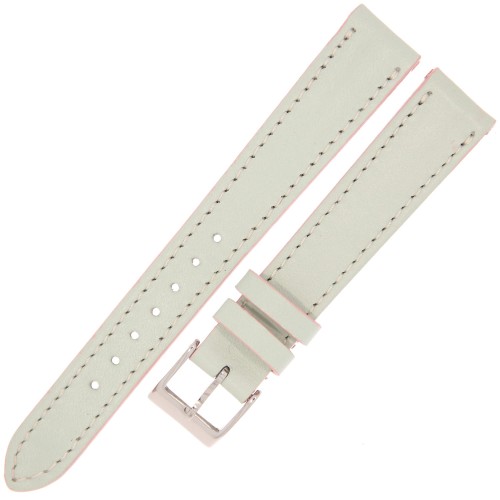 MINET Slim MSTUT16 - 16mm - Miętowy - Skórzany pasek do zegarka