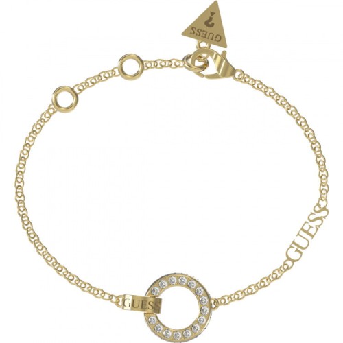 GUESS JUBB03162JWYGS - Circle Lights - Damska - Bransoletka ze stali nierdzewnej