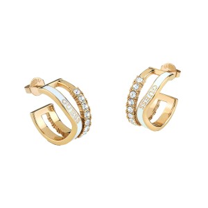 GUESS JUBE03071JWYGWHT/U - Perfect Liaison - Damskie - Kolczyki ze stali nierdzewnej